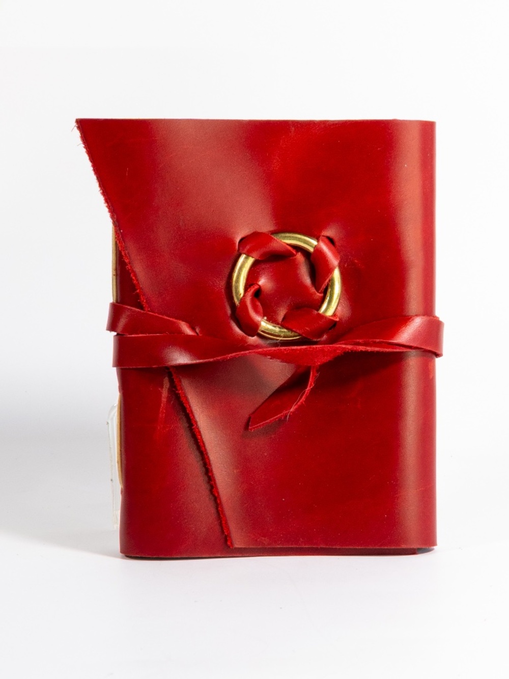 Handcrafted Red Leather Journal